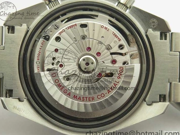 1219 WellDesigned Speedmaster Moonwatch OMF 1:1 Best Edition Black Dial SS Hand on SS Bracelet A 8043